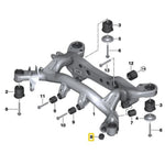 Casquillo del subchasis trasero de aluminio BMW E8X y E9X