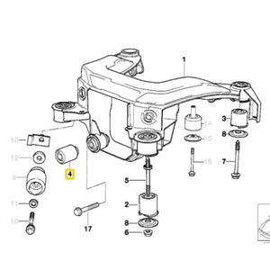 Casquillo diferencial poliuretano BMW E36