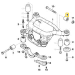 Casquillos de diferencial de aluminio BMW E46 (no modelos M)