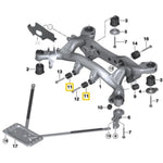 Casquillos de diferencial de aluminio BMW E8X, E9X (no modelos M)