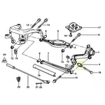 Casquillos del brazo de arrastre traseros de poliuretano 90SH BMW E36, E46