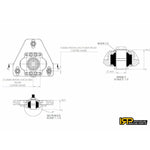 Copelas delanteras regulables IRP para BMW E36 E8X E9X
