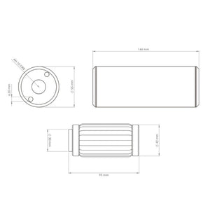 Filtro de Combustible Slim 10 / 100 micras AN-10