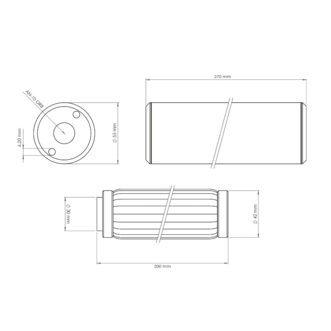 Filtro de combustible PF200 Nuke Performance