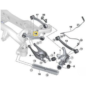 Varillas de guía traseras regulables IRP para BMW E8x, E9x